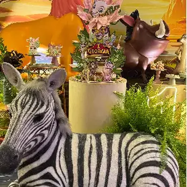 Decoração de festa infantil publicada no Instagram da Tati Pini Decor 6